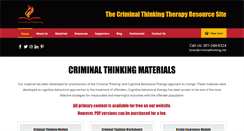 Desktop Screenshot of criminalthinking.net
